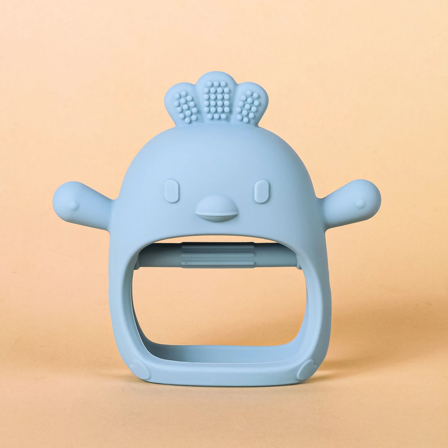 Baby Teether Chick Gloves – Silicone Anti-Biting & Teething Relief Mittens