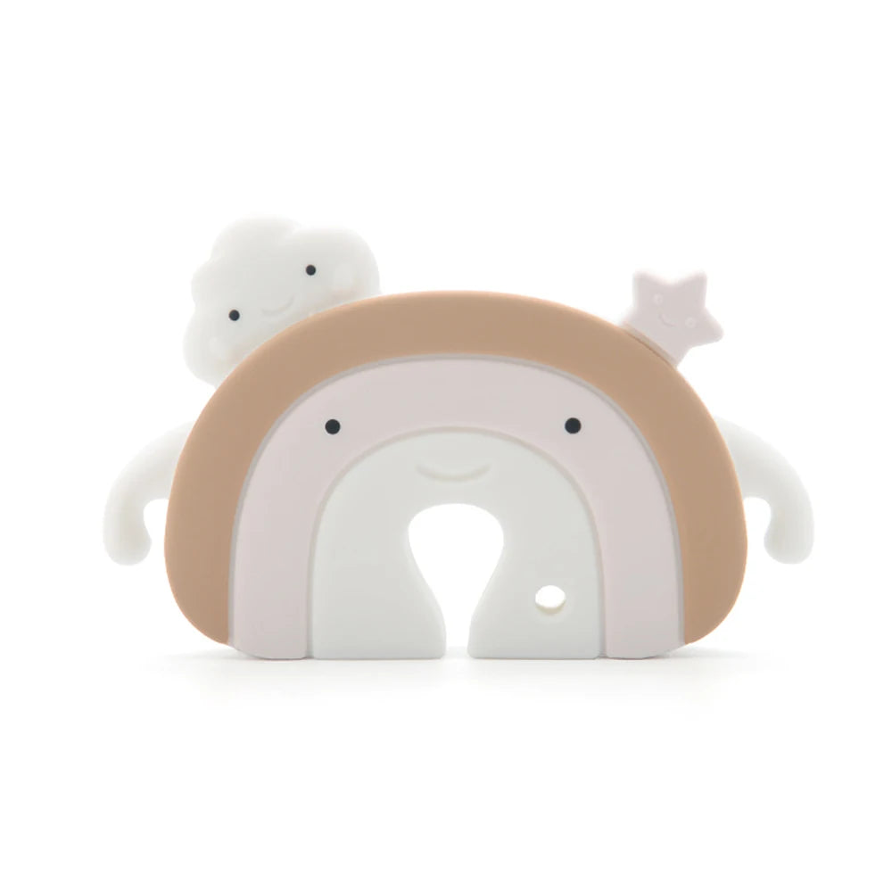 Silicone Giraffe Baby Teether – BPA-Free Newborn Teething Toy