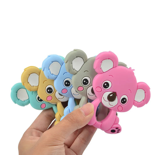 Silicone Giraffe Baby Teether – BPA-Free Newborn Teething Toy
