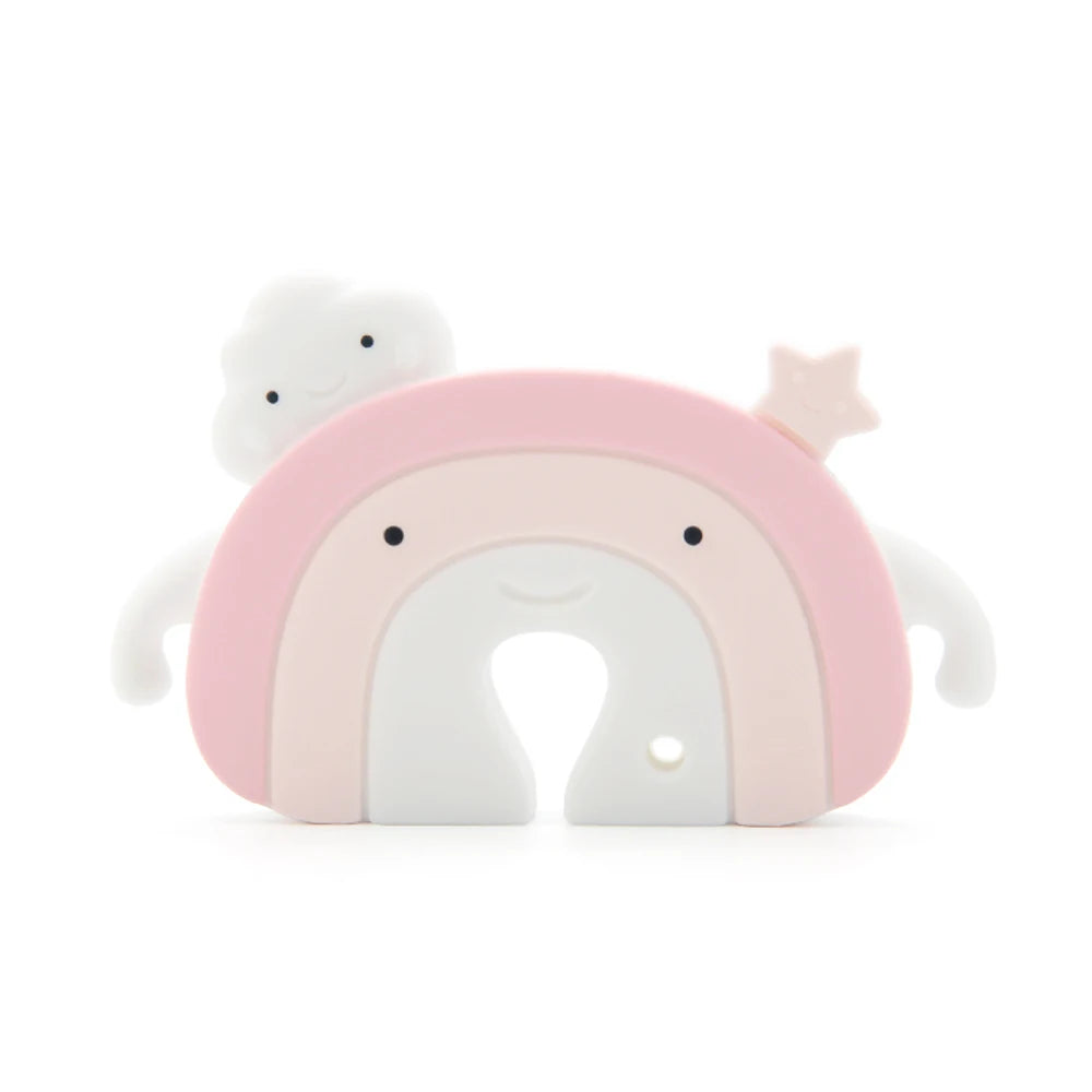 Silicone Giraffe Baby Teether – BPA-Free Newborn Teething Toy