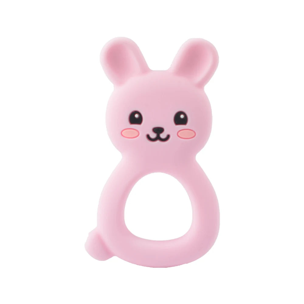 Silicone Giraffe Baby Teether – BPA-Free Newborn Teething Toy