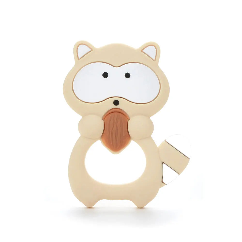 Silicone Giraffe Baby Teether – BPA-Free Newborn Teething Toy