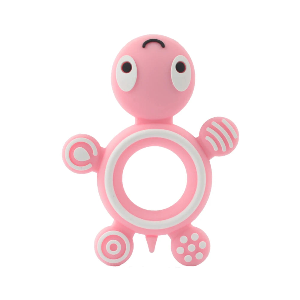 Silicone Giraffe Baby Teether – BPA-Free Newborn Teething Toy