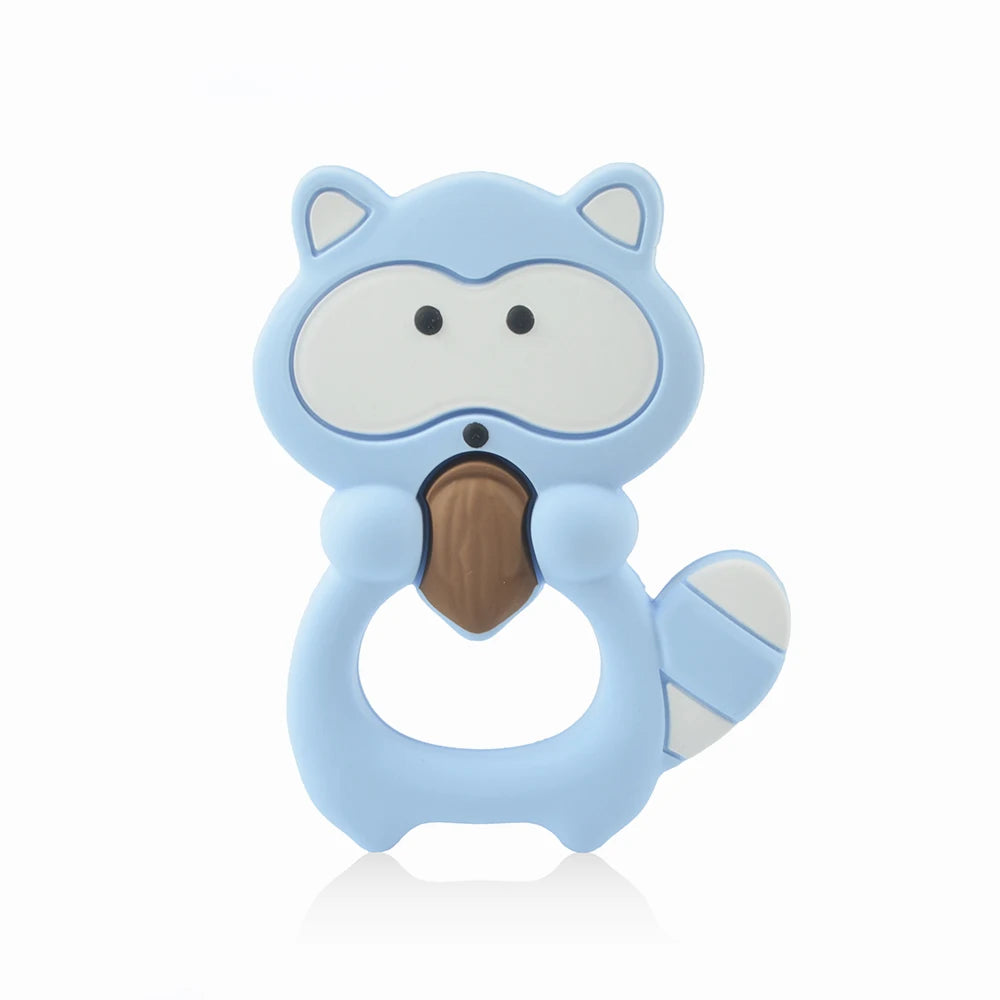 Silicone Giraffe Baby Teether – BPA-Free Newborn Teething Toy