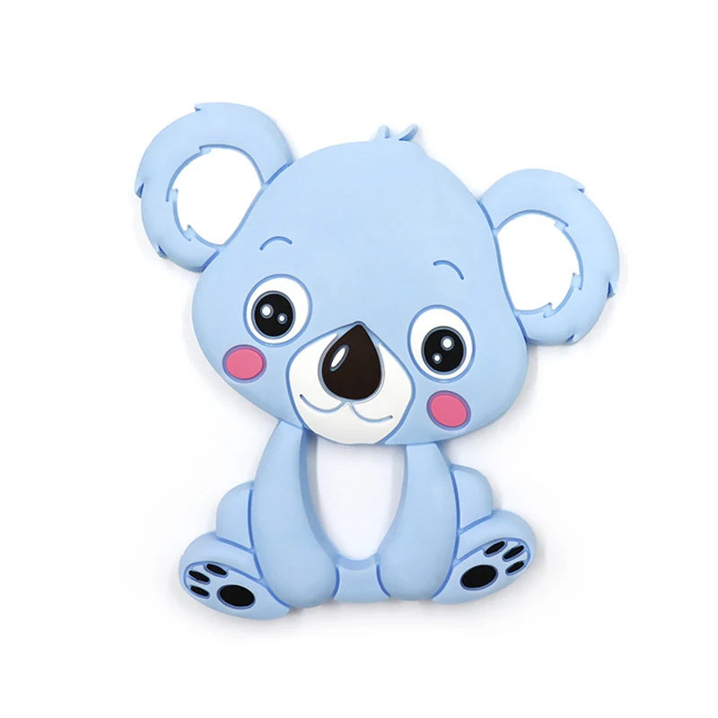 Silicone Giraffe Baby Teether – BPA-Free Newborn Teething Toy