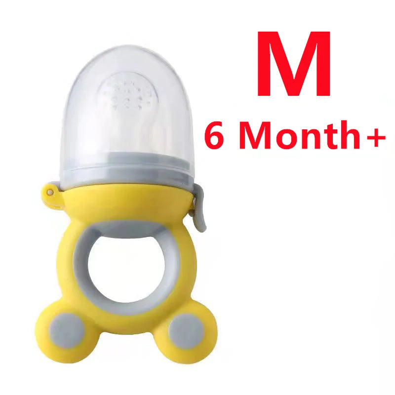 Baby Fruit Food Feeder & Teether – BPA-Free Silicone Nibbler for Newborns