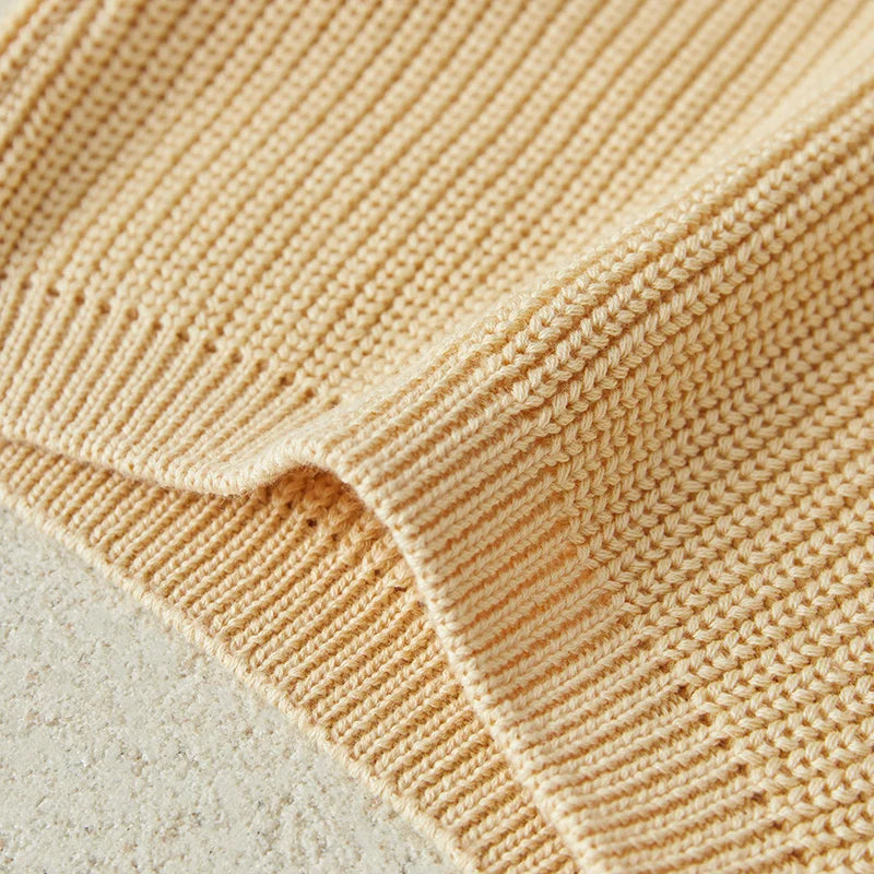 Newborn Baby Knitted Sweater – Long Sleeve Autumn & Winter Pullover
