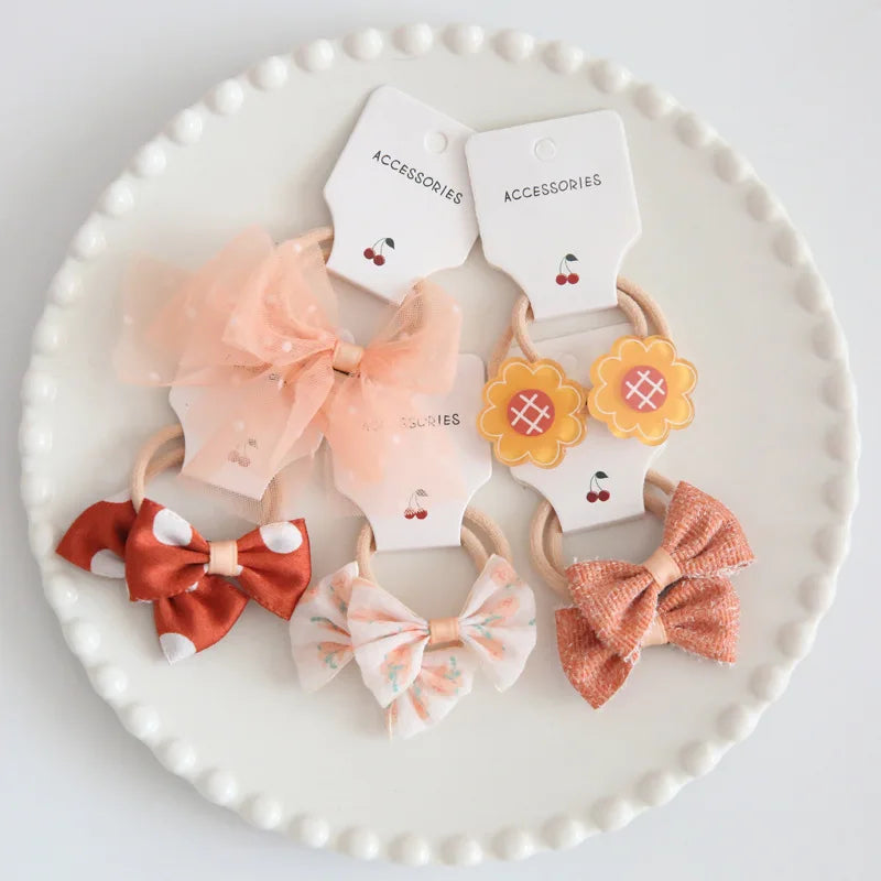 10PCS Baby Girl Hair Bows – Cute & Stylish Hair Ties for Kids