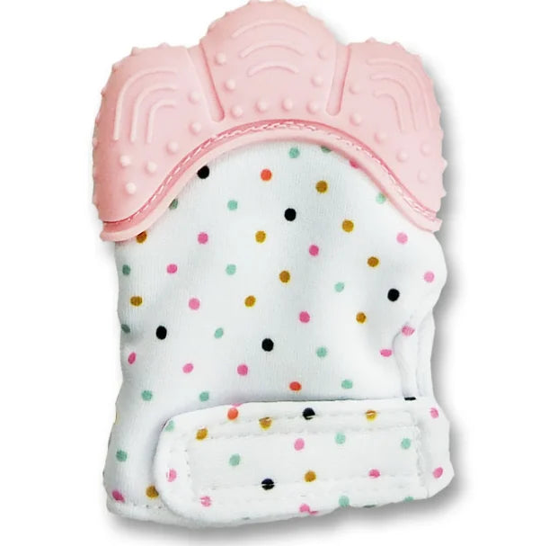 Food-Grade Silicone Baby Teether Gloves – Anti-Eating & Teething Relief Mittens