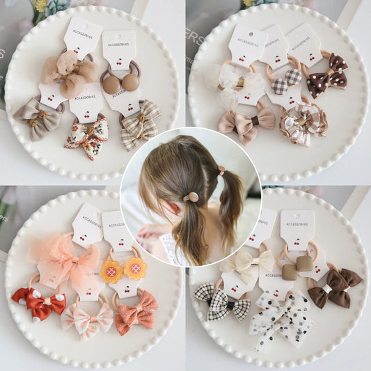 10PCS Baby Girl Hair Bows – Cute & Stylish Hair Ties for Kids