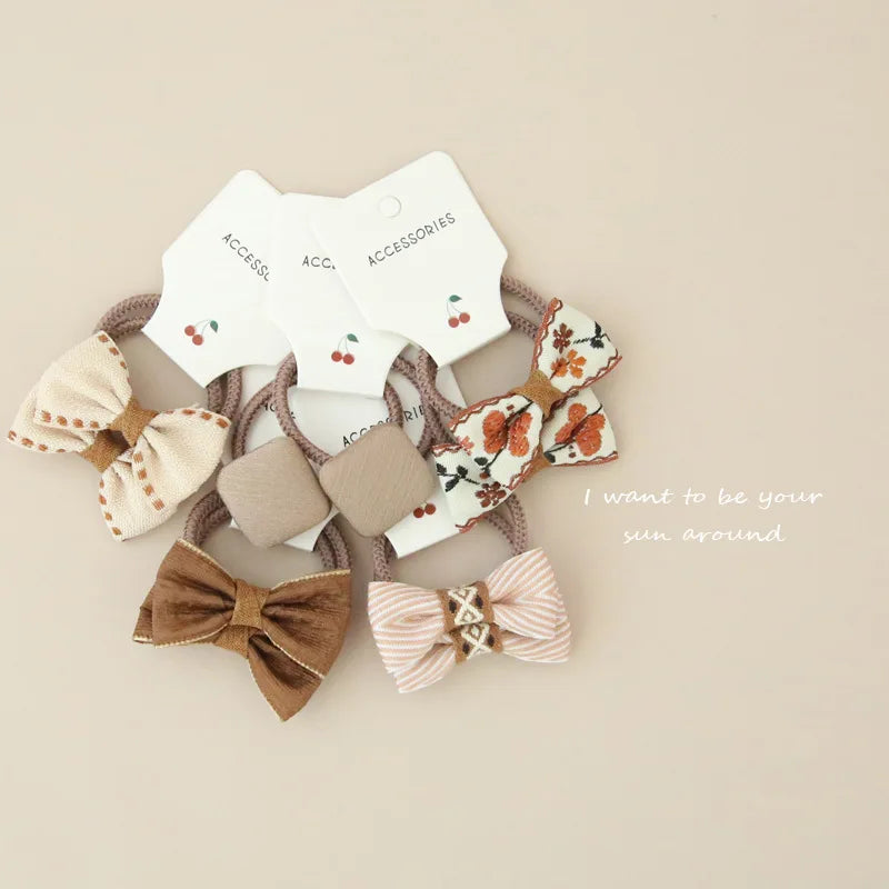 10PCS Baby Girl Hair Bows – Cute & Stylish Hair Ties for Kids