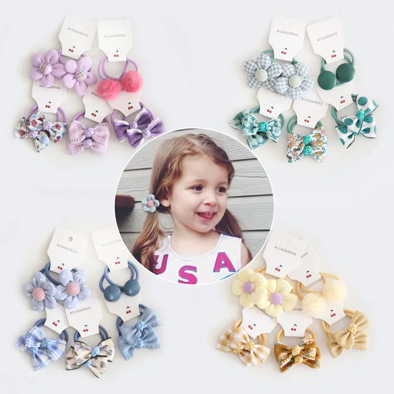 10PCS Baby Girl Hair Bows – Cute & Stylish Hair Ties for Kids