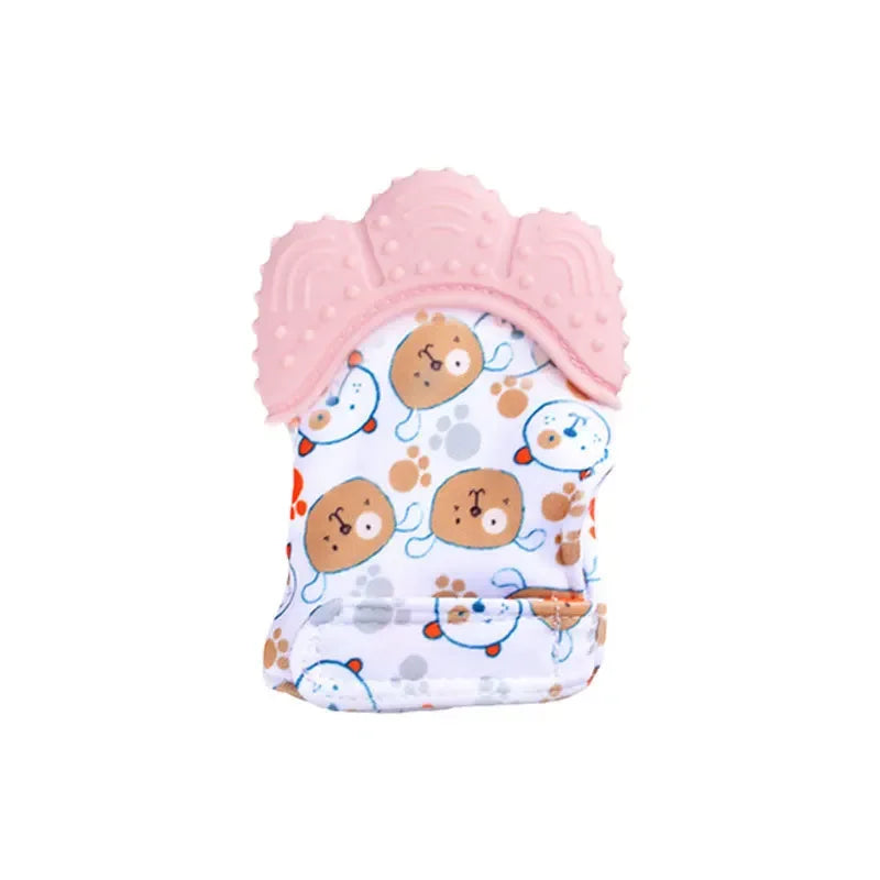 Food-Grade Silicone Baby Teether Gloves – Anti-Eating & Teething Relief Mittens