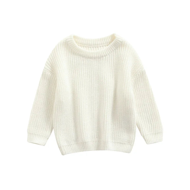 Newborn Baby Knitted Sweater – Long Sleeve Autumn & Winter Pullover