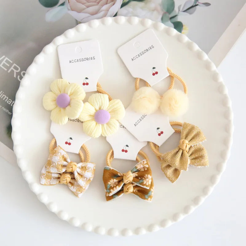 10PCS Baby Girl Hair Bows – Cute & Stylish Hair Ties for Kids