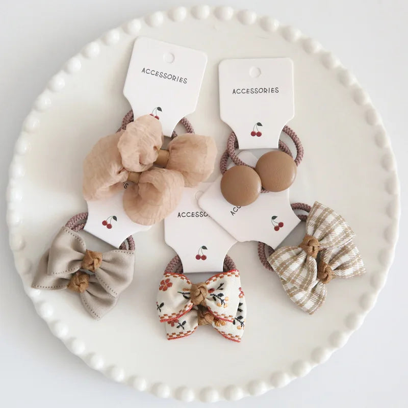 10PCS Baby Girl Hair Bows – Cute & Stylish Hair Ties for Kids
