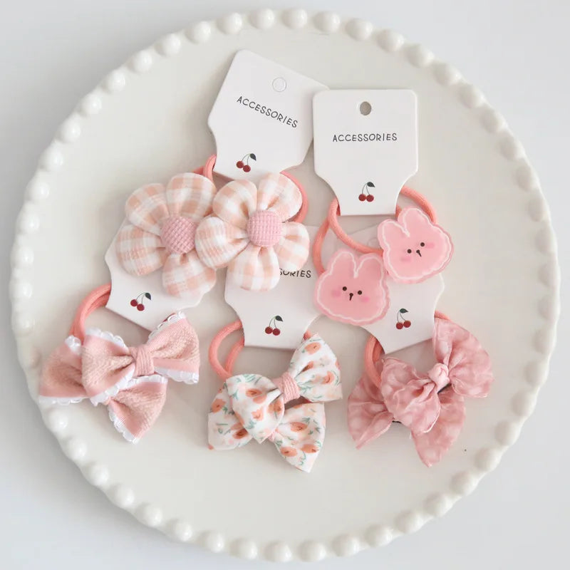 10PCS Baby Girl Hair Bows – Cute & Stylish Hair Ties for Kids