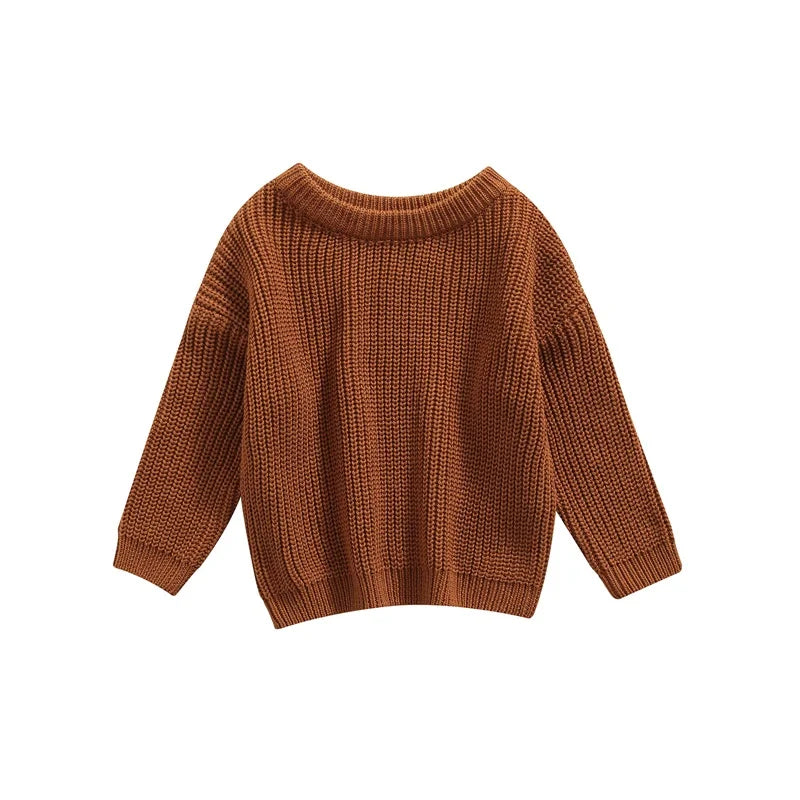 Newborn Baby Knitted Sweater – Long Sleeve Autumn & Winter Pullover