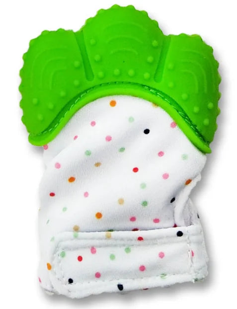 Food-Grade Silicone Baby Teether Gloves – Anti-Eating & Teething Relief Mittens