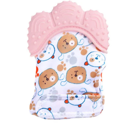 Food-Grade Silicone Baby Teether Gloves – Anti-Eating & Teething Relief Mittens