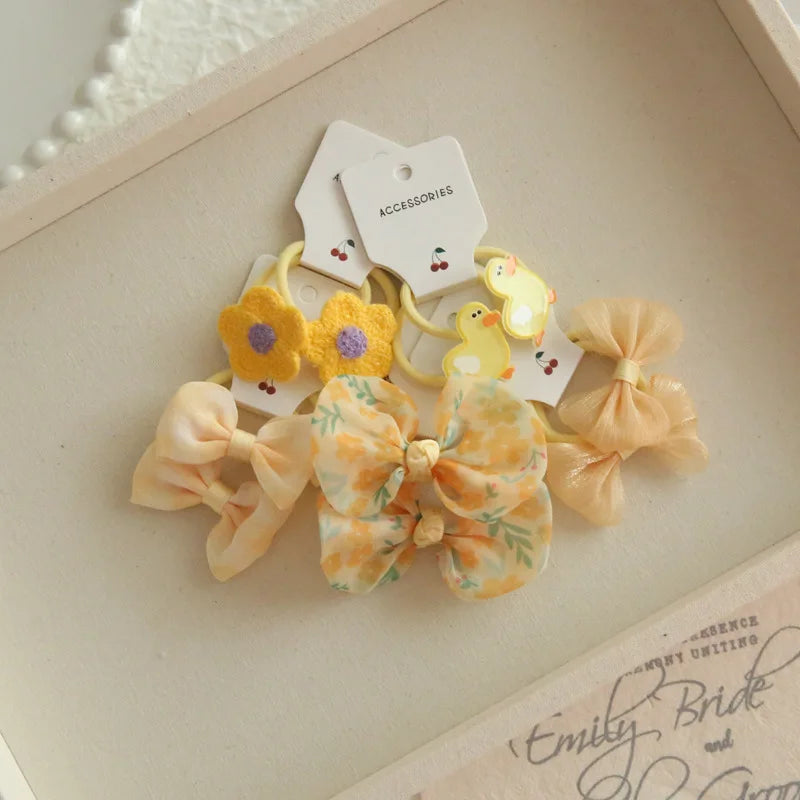 10PCS Baby Girl Hair Bows – Cute & Stylish Hair Ties for Kids