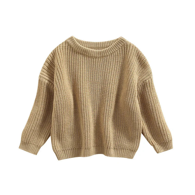 Newborn Baby Knitted Sweater – Long Sleeve Autumn & Winter Pullover