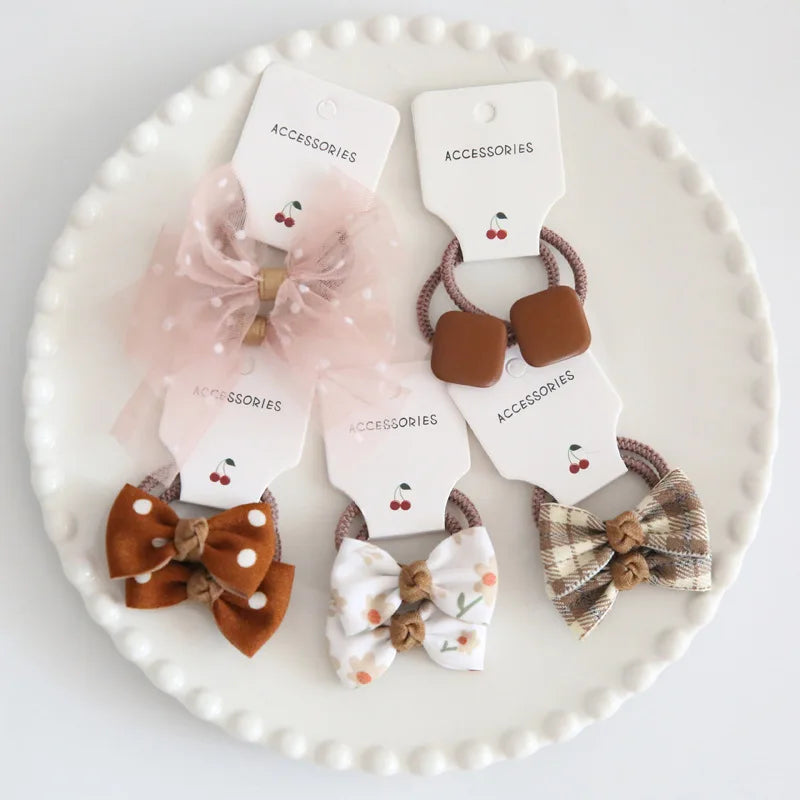 10PCS Baby Girl Hair Bows – Cute & Stylish Hair Ties for Kids