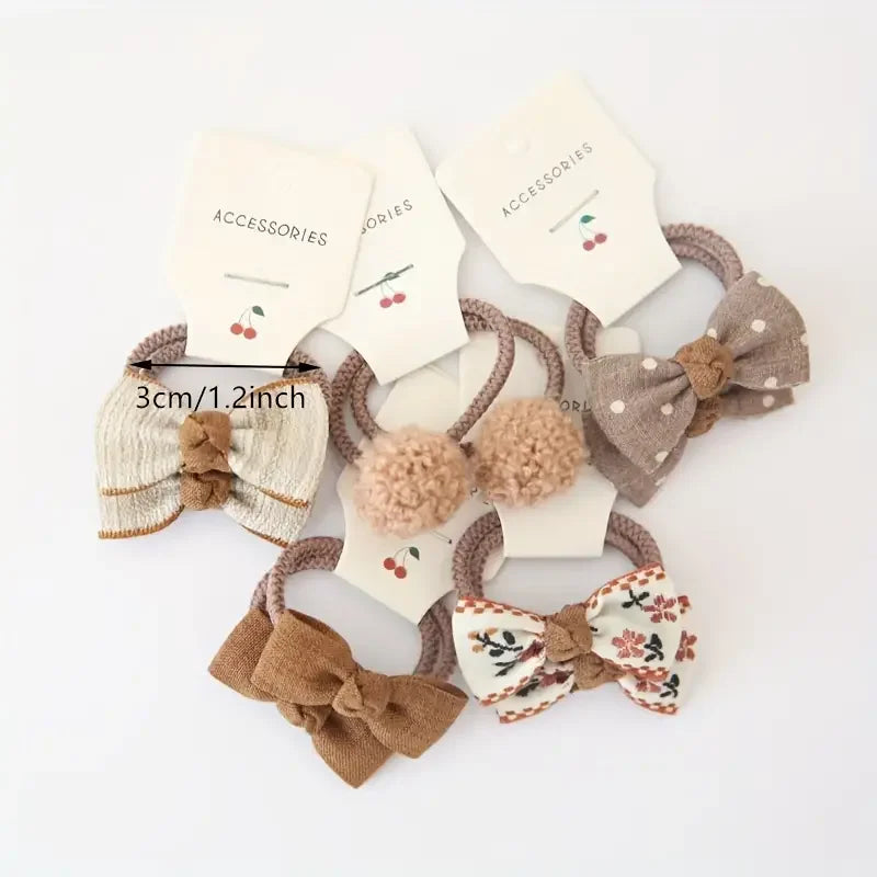 10PCS Baby Girl Hair Bows – Cute & Stylish Hair Ties for Kids