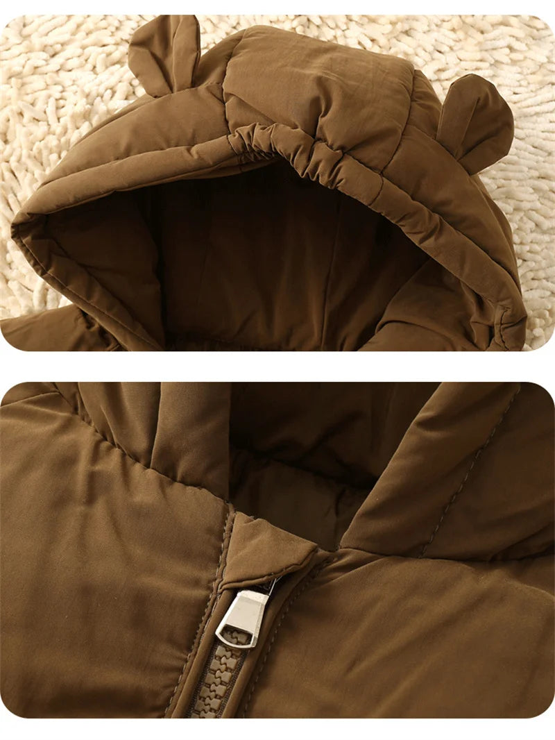 Kids' Winter Hooded Down Coat