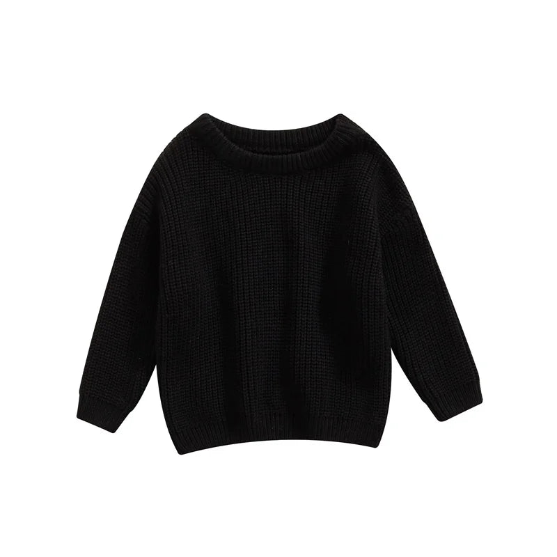 Newborn Baby Knitted Sweater – Long Sleeve Autumn & Winter Pullover