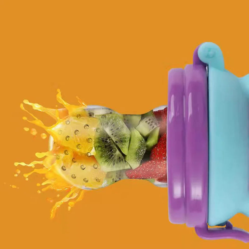 Baby Fruit Food Feeder & Teether – BPA-Free Silicone Nibbler for Newborns