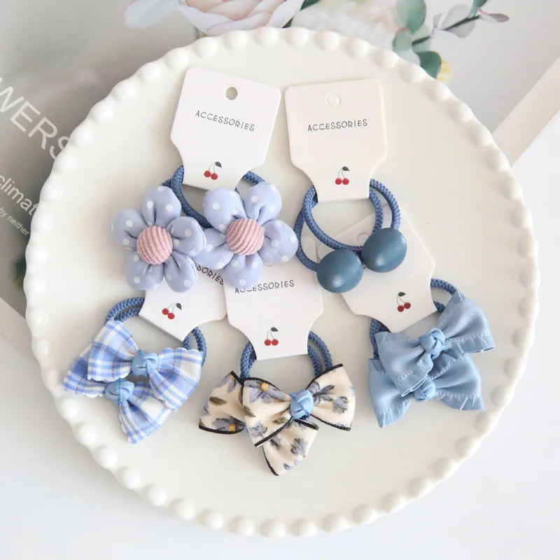 10PCS Baby Girl Hair Bows – Cute & Stylish Hair Ties for Kids