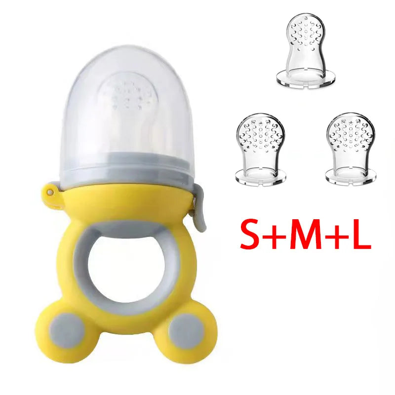 Baby Fruit Food Feeder & Teether – BPA-Free Silicone Nibbler for Newborns