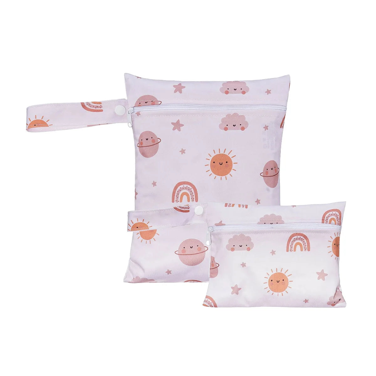 2PCS Waterproof Diaper Storage Bag – Portable & Reusable