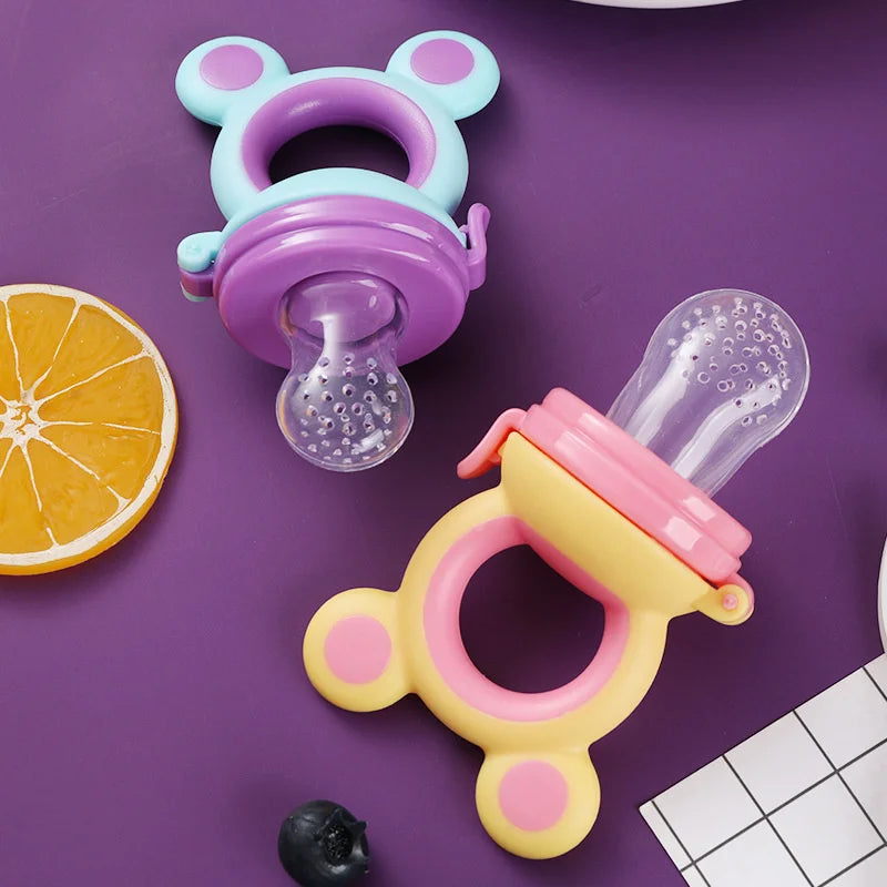 Baby Fruit Food Feeder & Teether – BPA-Free Silicone Nibbler for Newborns