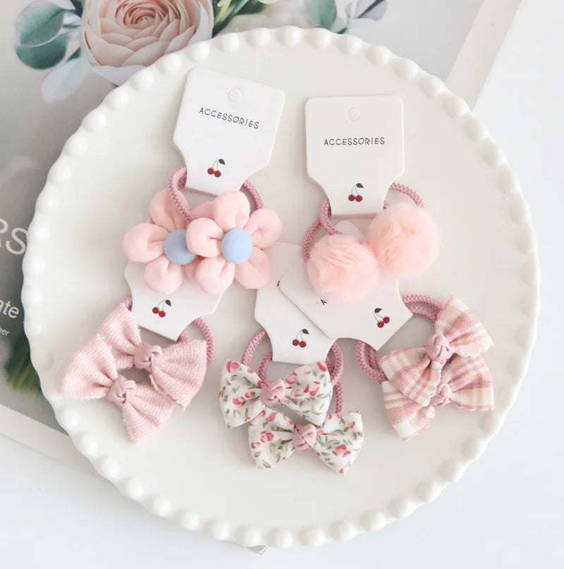 10PCS Baby Girl Hair Bows – Cute & Stylish Hair Ties for Kids