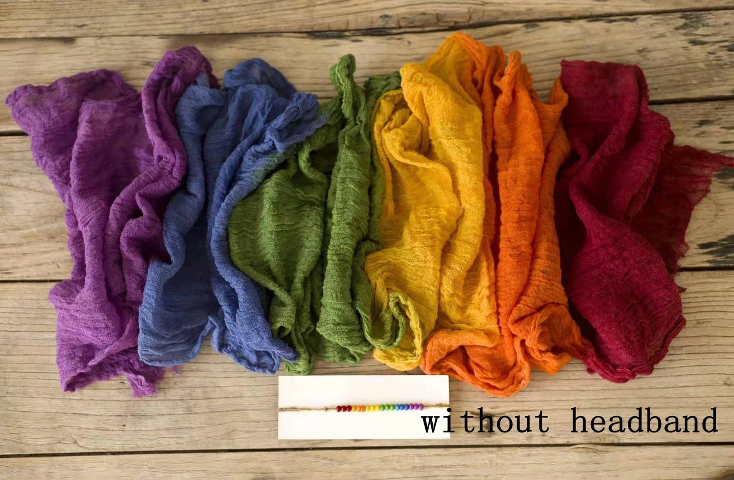 Rainbow Baby Wrap – Stretch Fabric Newborn Photography Prop