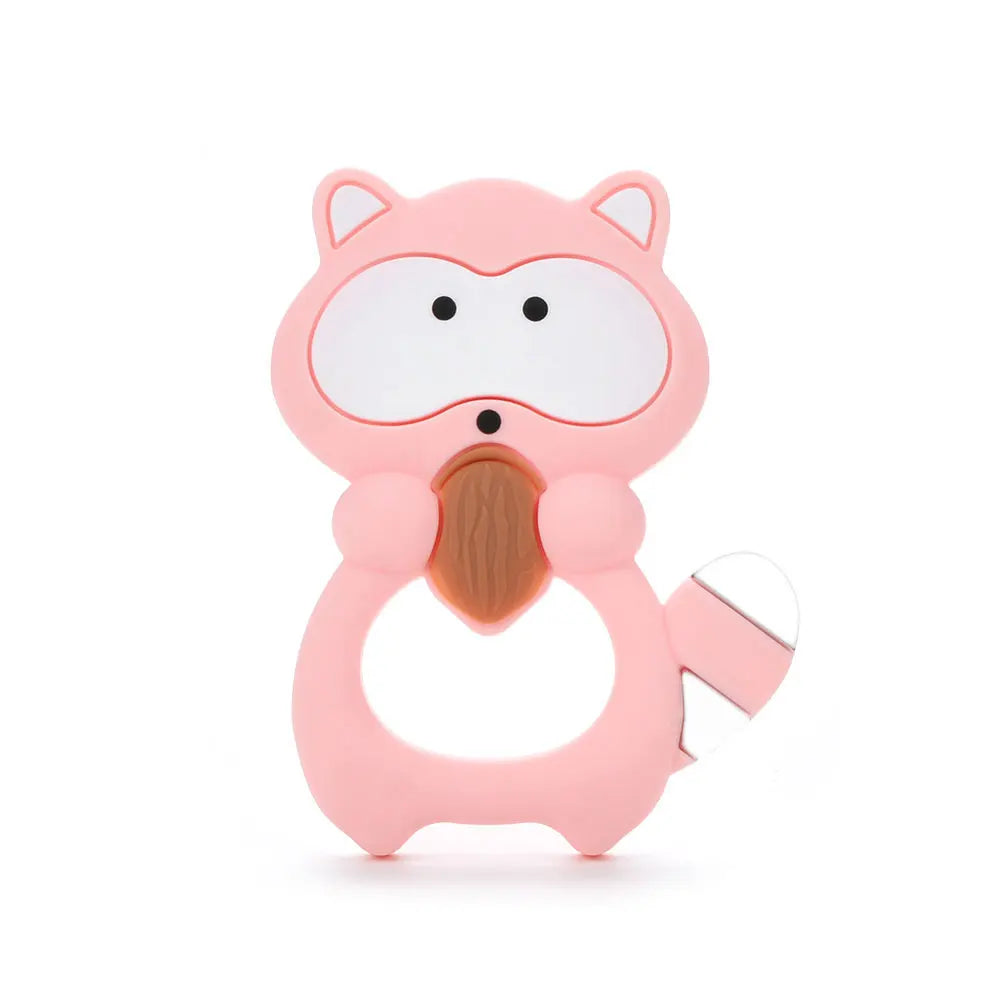 Silicone Giraffe Baby Teether – BPA-Free Newborn Teething Toy