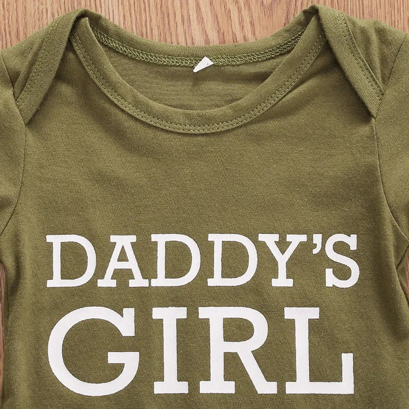 2022 Toddler Baby Clothes Set – Camouflage Short Sleeve Bodysuit & Pants