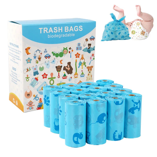 240-Count Eco-Friendly Biodegradable Diaper Disposal Bags – Unscented & Baby-Safe