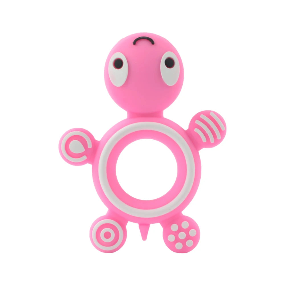 Silicone Giraffe Baby Teether – BPA-Free Newborn Teething Toy