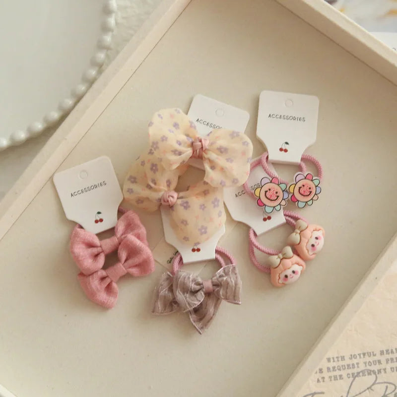 10PCS Baby Girl Hair Bows – Cute & Stylish Hair Ties for Kids