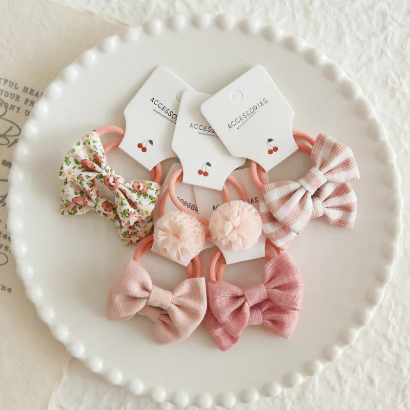 10PCS Baby Girl Hair Bows – Cute & Stylish Hair Ties for Kids