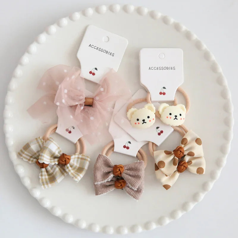 10PCS Baby Girl Hair Bows – Cute & Stylish Hair Ties for Kids