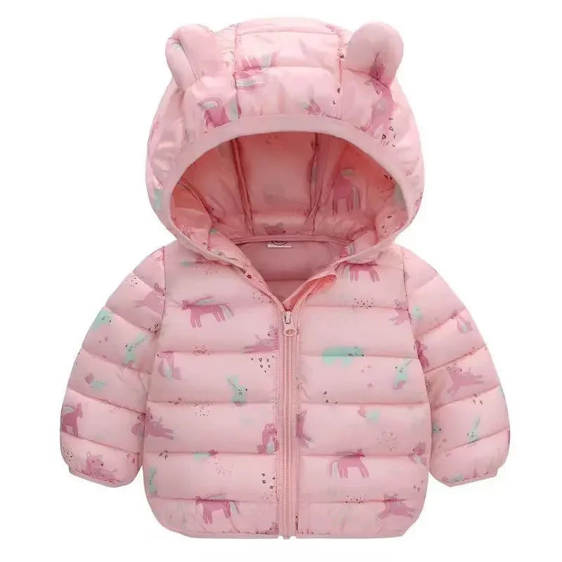 Kids' Winter Hooded Down Coat