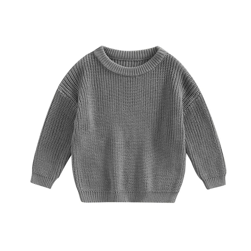 Newborn Baby Knitted Sweater – Long Sleeve Autumn & Winter Pullover