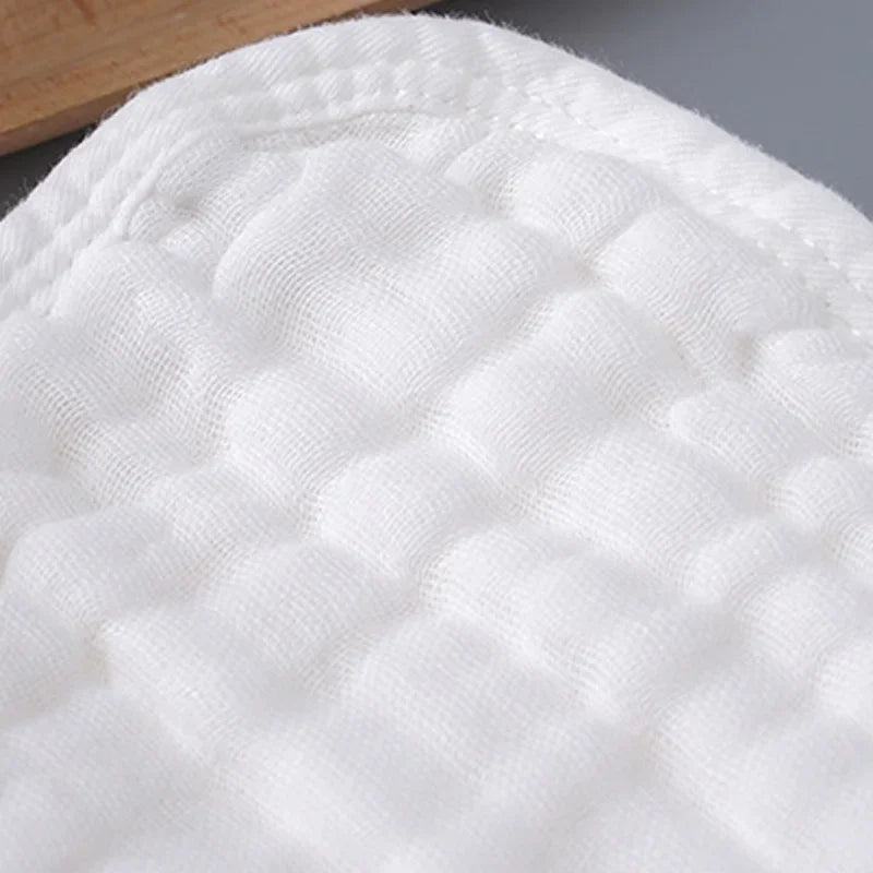 Muslin Newborn Baby Towel – 6-Layer 100% Cotton Burp Cloth & Bib (1/3PCS)