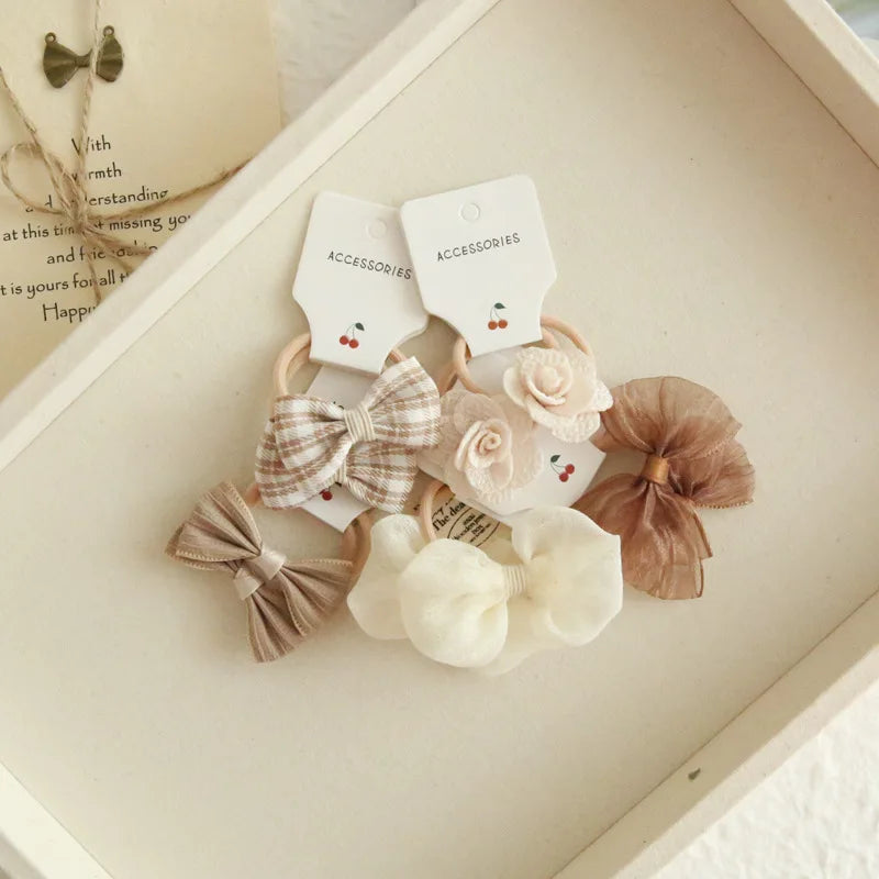 10PCS Baby Girl Hair Bows – Cute & Stylish Hair Ties for Kids