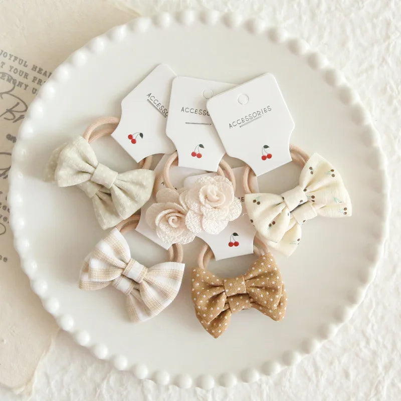 10PCS Baby Girl Hair Bows – Cute & Stylish Hair Ties for Kids