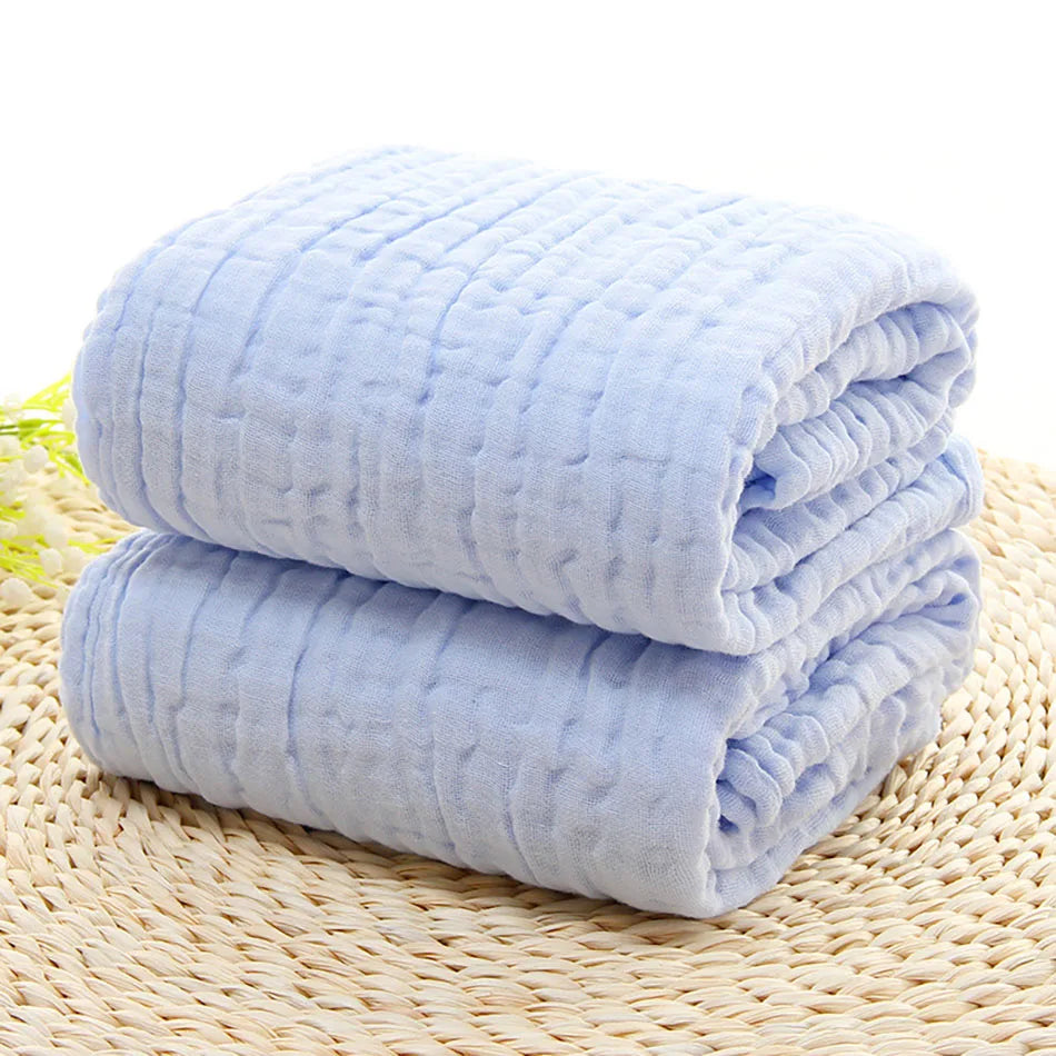 Baby Cozy 6-Layer Cotton Blanket – Soft, Thick & Comfortable for Newborns